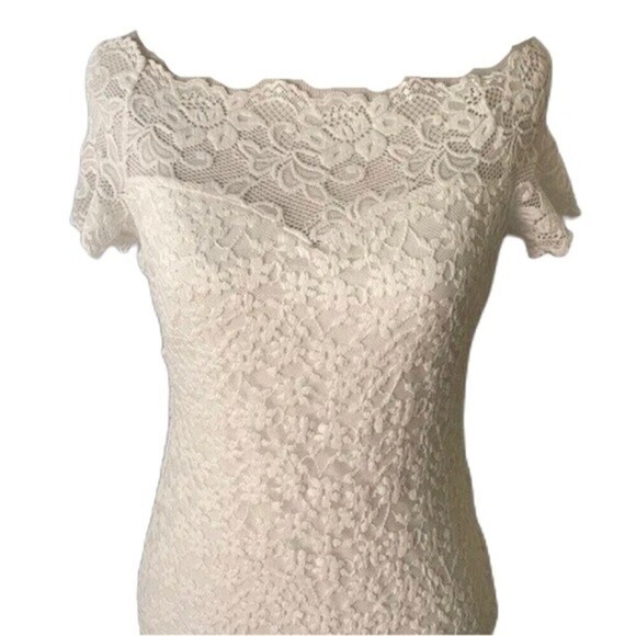 Rags To Wishes Floral Lace‎ Dress Size Medium - Picture 2 of 16